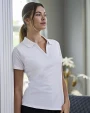 Polo's TEE JAYS WOMENS LUXURY STRETCH V-NECK POLO voor bedrukking &amp; borduring