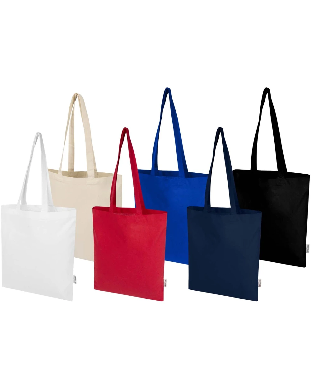 4DO Peru Blend 180 g/m² Tragetasche aus GRS recycelter Baumwolle 7L Tote Bags personalisierbar