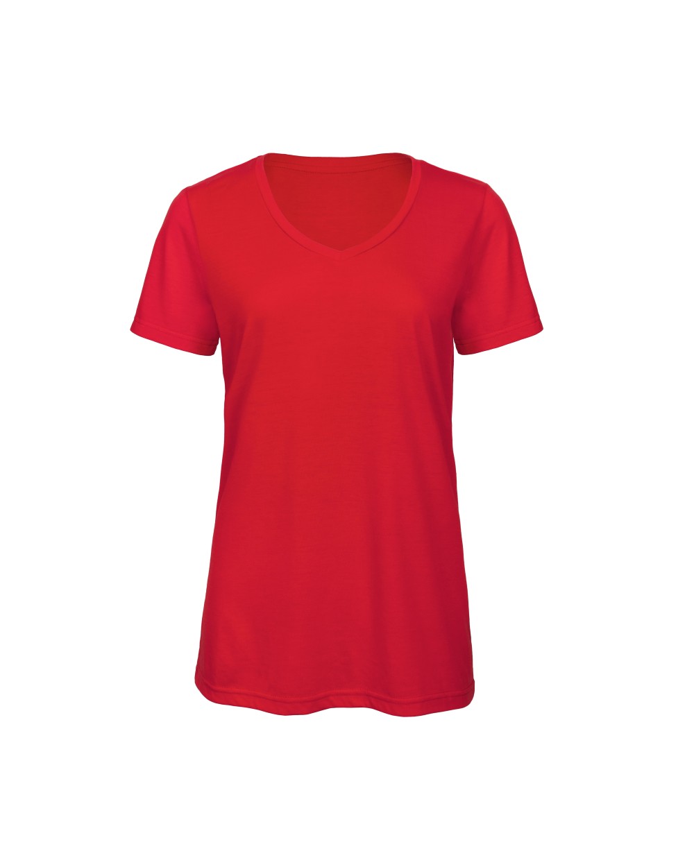 B&C TriBlend V-neck TEE / Woman T-Shirts personalisierbar