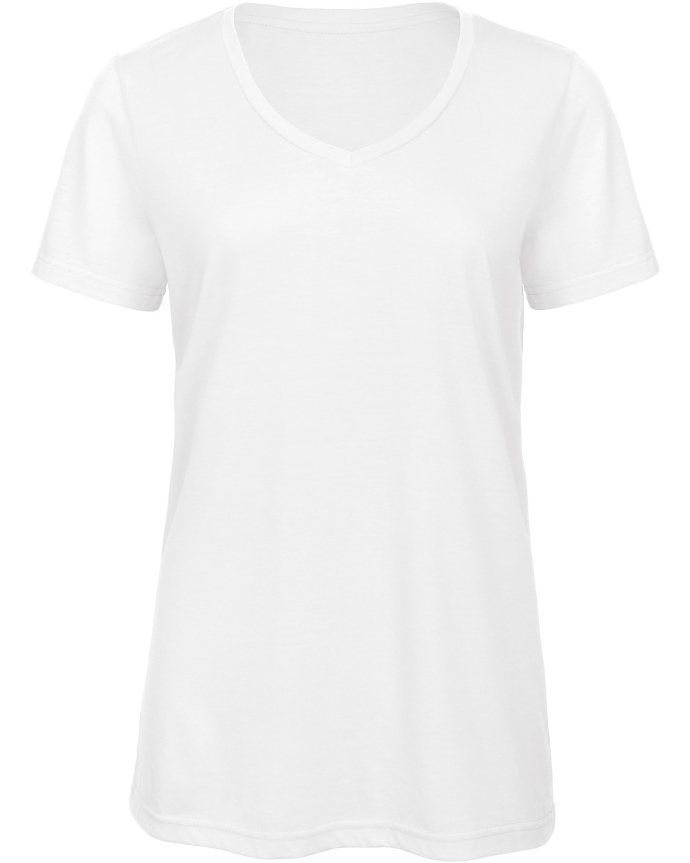 T-shirts B&C TriBlend V-neck TEE / Woman voor bedrukking &amp; borduring