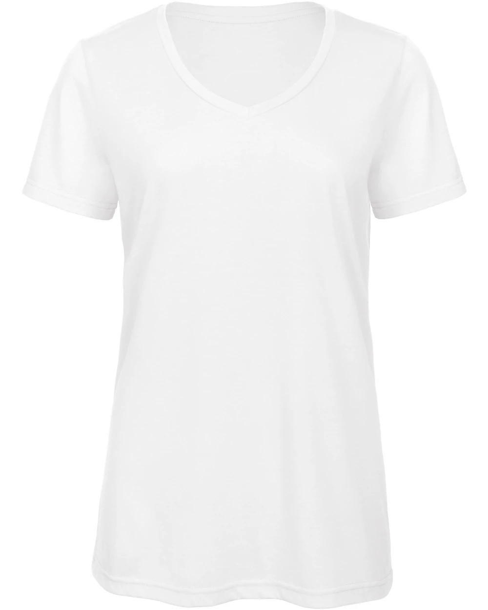 B&C TriBlend V-neck TEE / Woman T-Shirts personalisierbar