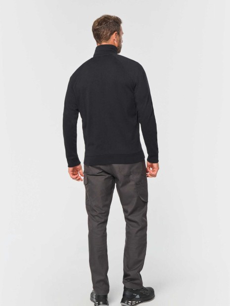 Vestes à personnaliser WK. DESIGNED TO WORK Veste molleton coton manches raglan unisexe 