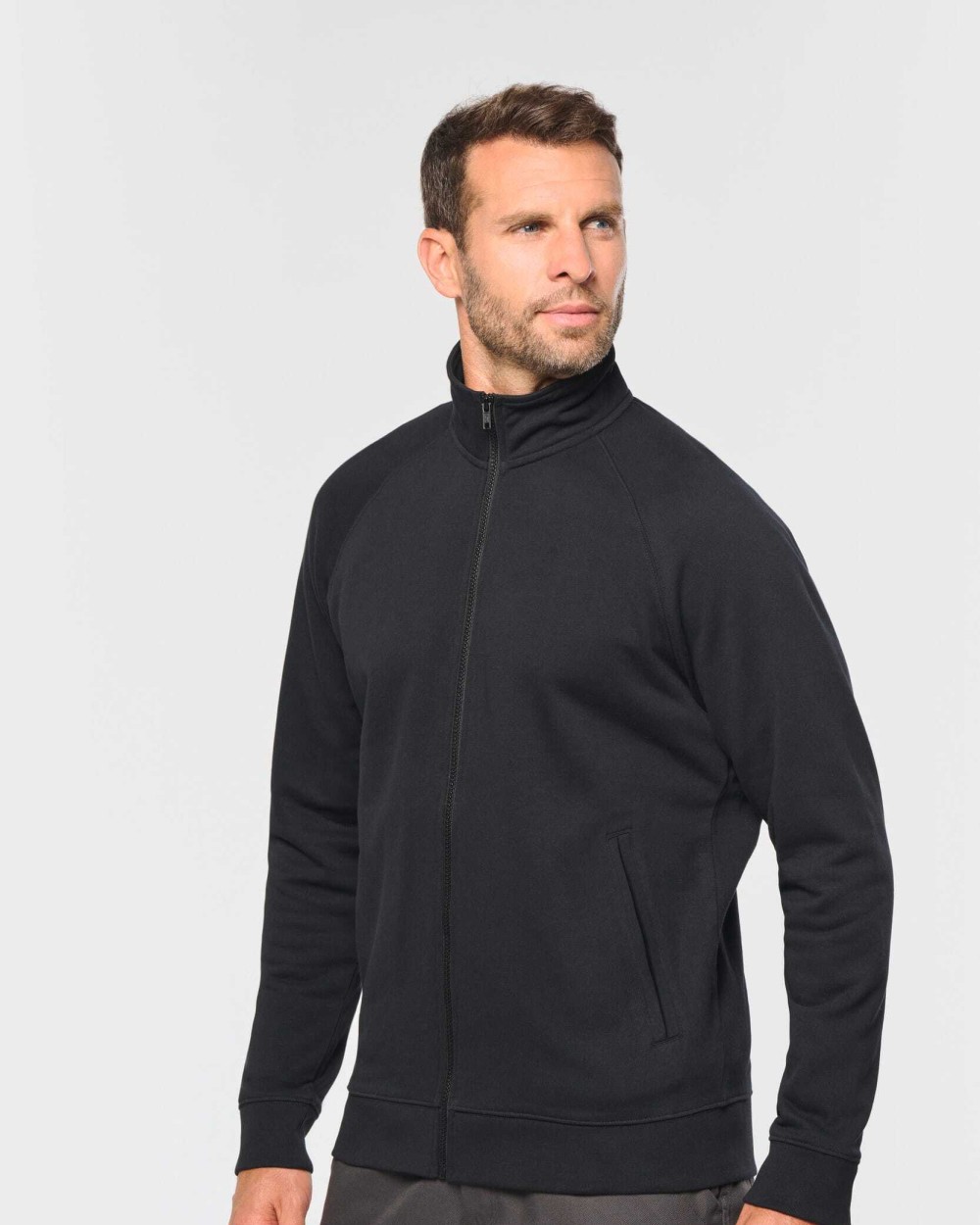 Jassen WK. DESIGNED TO WORK Katoenen sweatvest met raglanmouwen voor bedrukking &amp; borduring