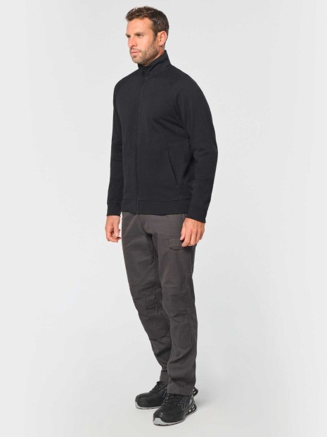 Vestes à personnaliser WK. DESIGNED TO WORK Veste molleton coton manches raglan unisexe 