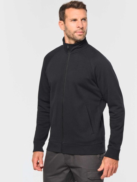 Vestes à personnaliser WK. DESIGNED TO WORK Veste molleton coton manches raglan unisexe 