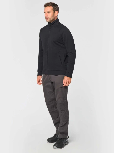Vestes à personnaliser WK. DESIGNED TO WORK Veste molleton coton manches raglan unisexe 