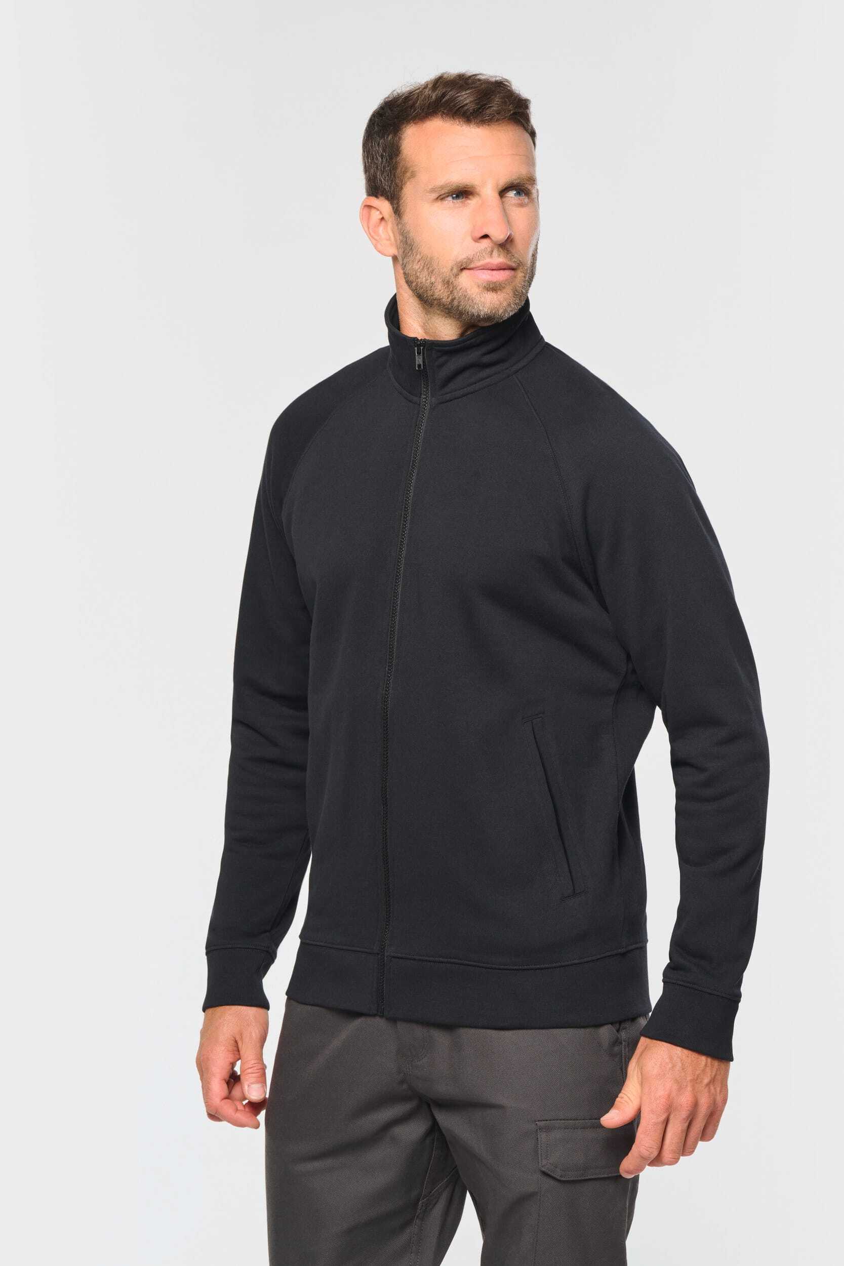 Vestes personnalisable WK. DESIGNED TO WORK Veste molleton coton manches raglan unisexe