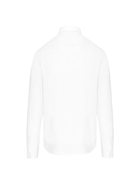 KARIBAN Chemise Oxford lavée manches longues /api/colors/7a92cd2d-10d2-40b4-928b-296bb7487506 personnalisable