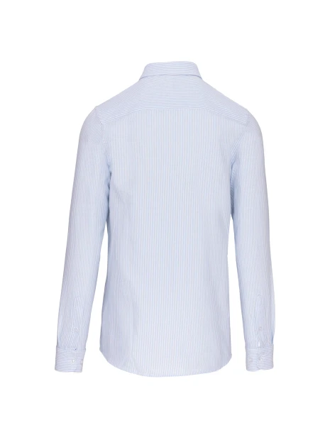 KARIBAN Chemise Oxford lavée manches longues /api/colors/be9c8e90-bb6b-4f25-b9ab-96e9bd0bad4c personnalisable