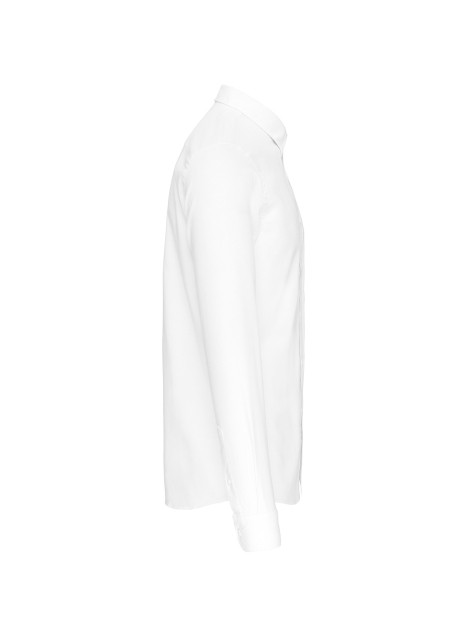KARIBAN Chemise Oxford lavée manches longues /api/colors/7a92cd2d-10d2-40b4-928b-296bb7487506 personnalisable