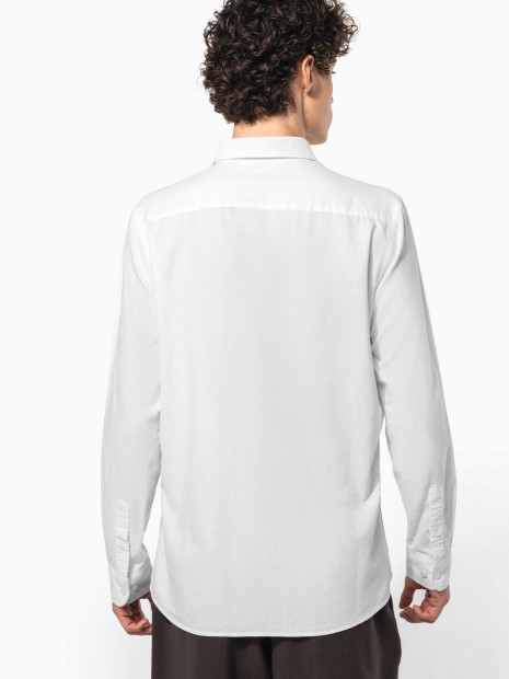 Chemises à personnaliser KARIBAN Chemise Oxford lavée manches longues 