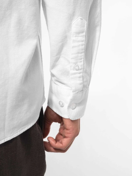 Chemises à personnaliser KARIBAN Chemise Oxford lavée manches longues 