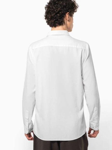 Chemises à personnaliser KARIBAN Chemise Oxford lavée manches longues 