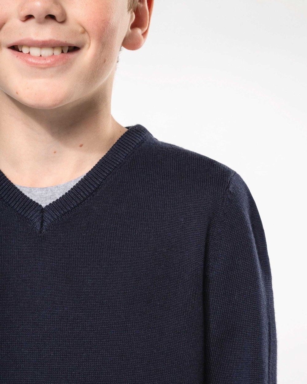 Pulls personnalisable KARIBAN Pull col V enfant