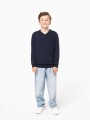 Pulls à personnaliser KARIBAN Pull col V enfant 