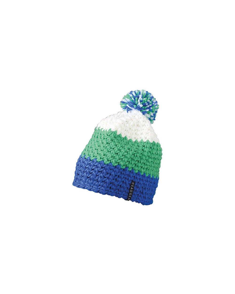 MYRTLE BEACH crocheted cap with pompon Mützen personalisierbar
