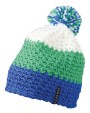 MYRTLE BEACH crocheted cap with pompon Mützen personalisierbar