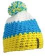 Mutsen MYRTLE BEACH Crocheted Cap with Pompon voor bedrukking &amp; borduring
