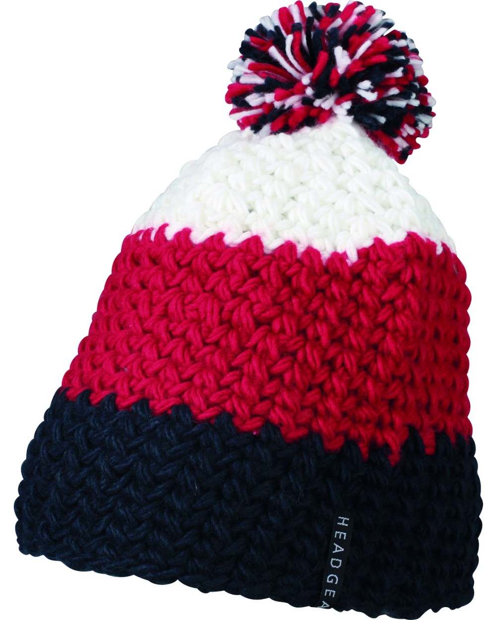 Bonnets personnalisable MYRTLE BEACH crocheted cap with pompon