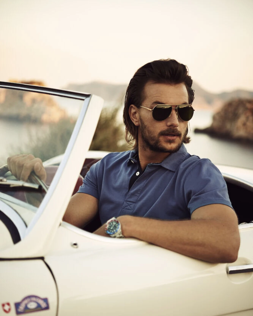 Polos personnalisable JAMES-HARVEST Amherst Vintage  Polo Pique Hommes
