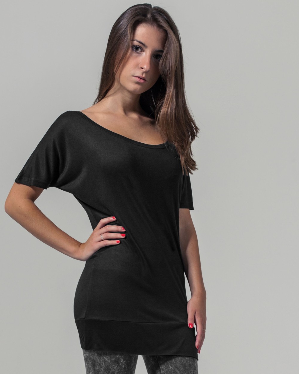T-Shirts personnalisable BUILD YOUR BRAND LADIES VISCOSE TEE