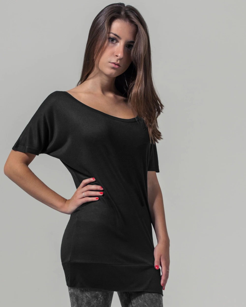 T-Shirts personnalisable BUILD YOUR BRAND LADIES VISCOSE TEE
