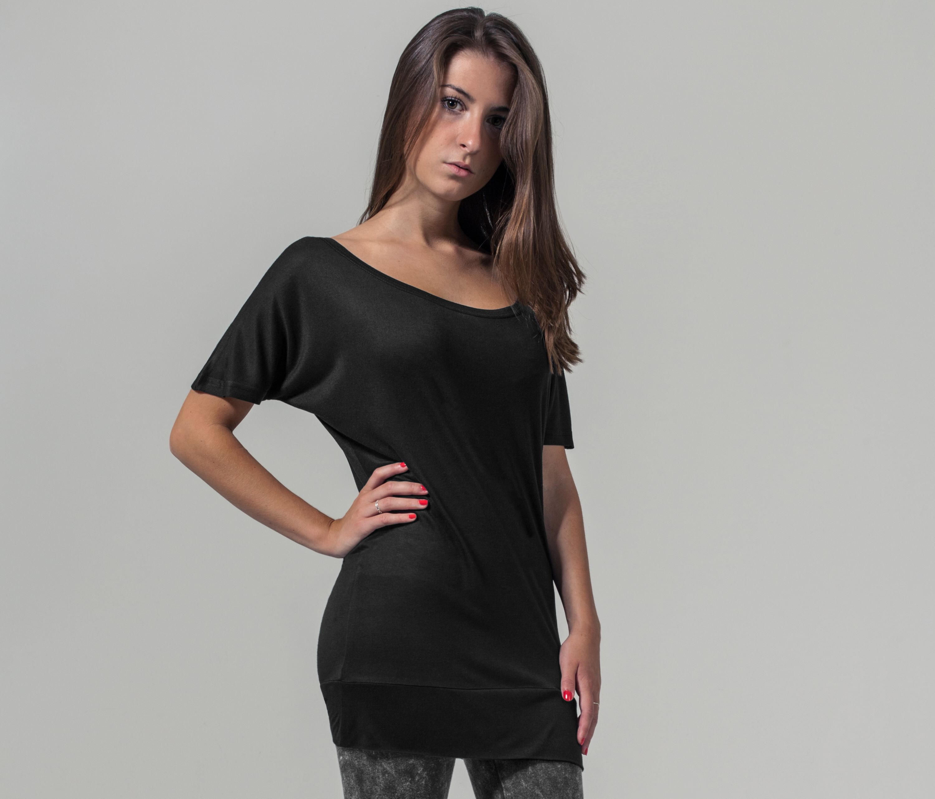 T-Shirts personnalisable BUILD YOUR BRAND LADIES VISCOSE TEE