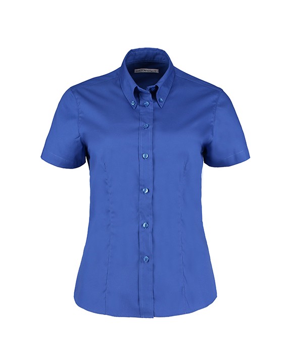 Chemises personnalisable KUSTOM KIT Women's Tailored Fit Premium Oxford Shirt SSL
