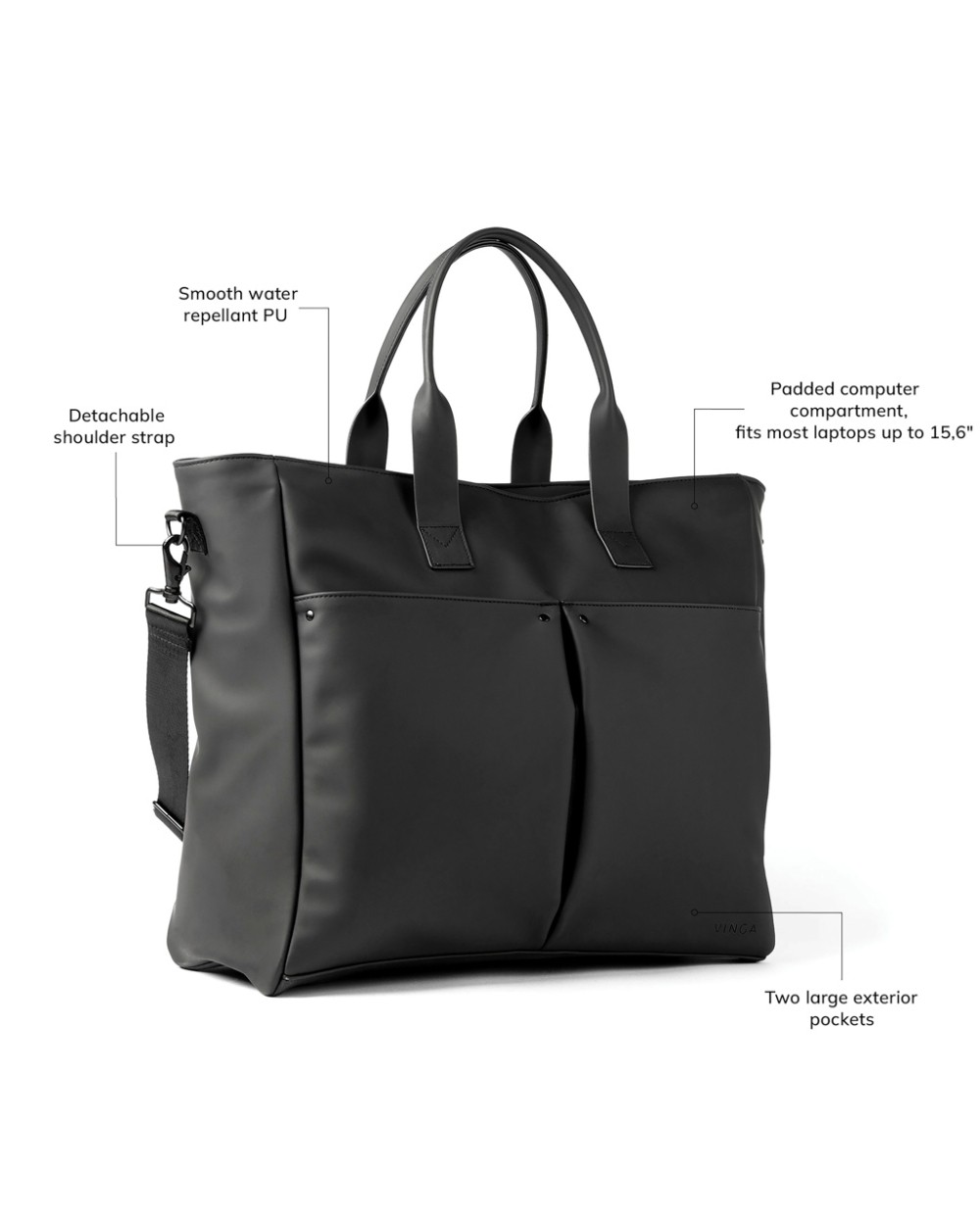 VINGA VINGA Baltimore Hybrid Office-Bag Taschen personalisierbar