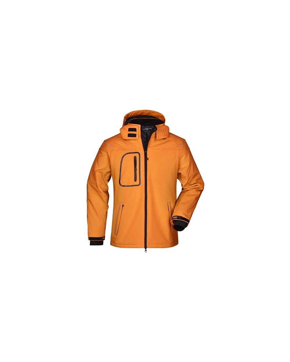 Softshells JAMES & NICHOLSON Men`s Winter Softshell Jacket voor bedrukking &amp; borduring