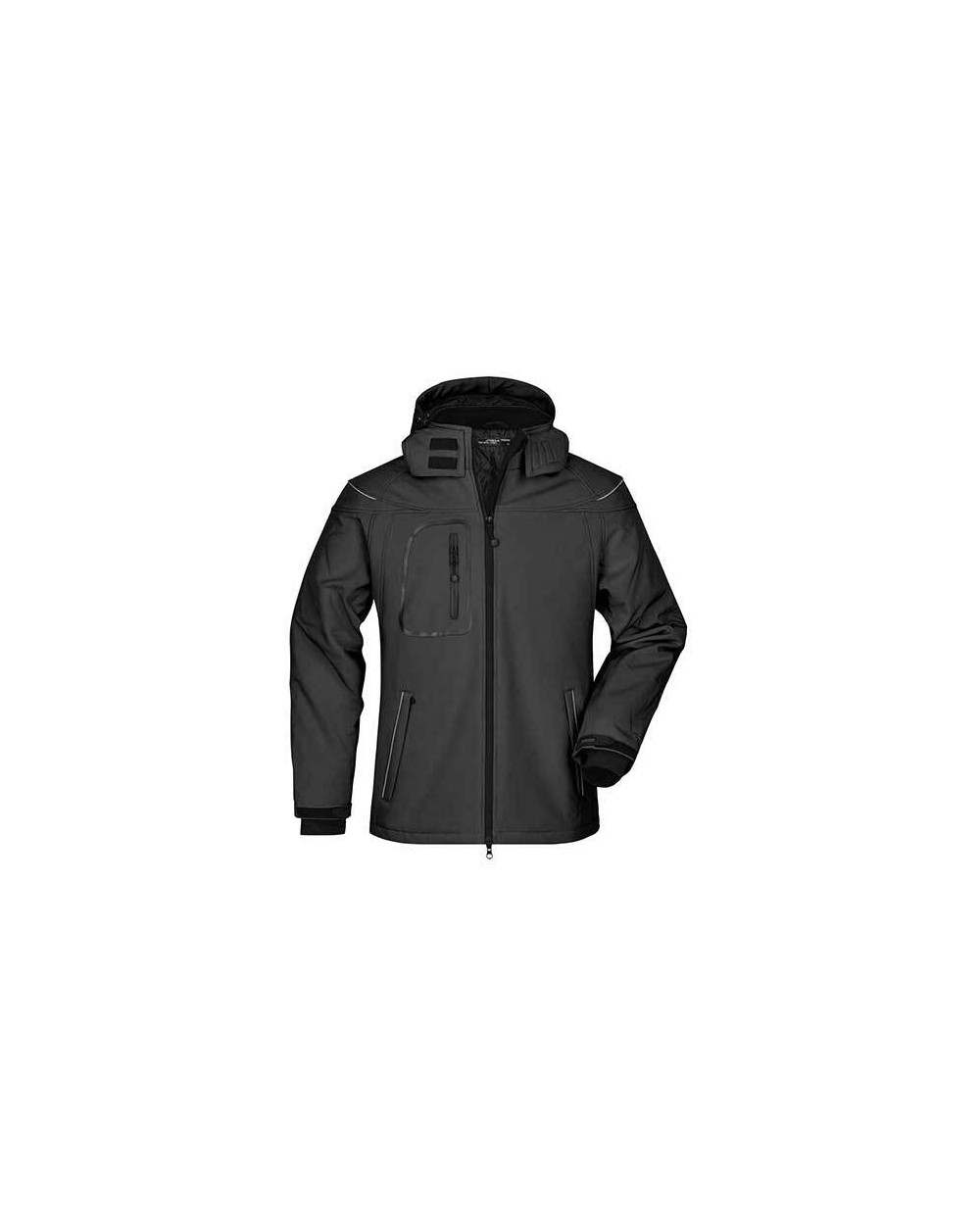 Softshells JAMES & NICHOLSON Men`s Winter Softshell Jacket voor bedrukking &amp; borduring