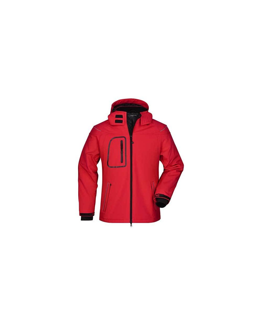 Softshells JAMES & NICHOLSON Men`s Winter Softshell Jacket voor bedrukking &amp; borduring