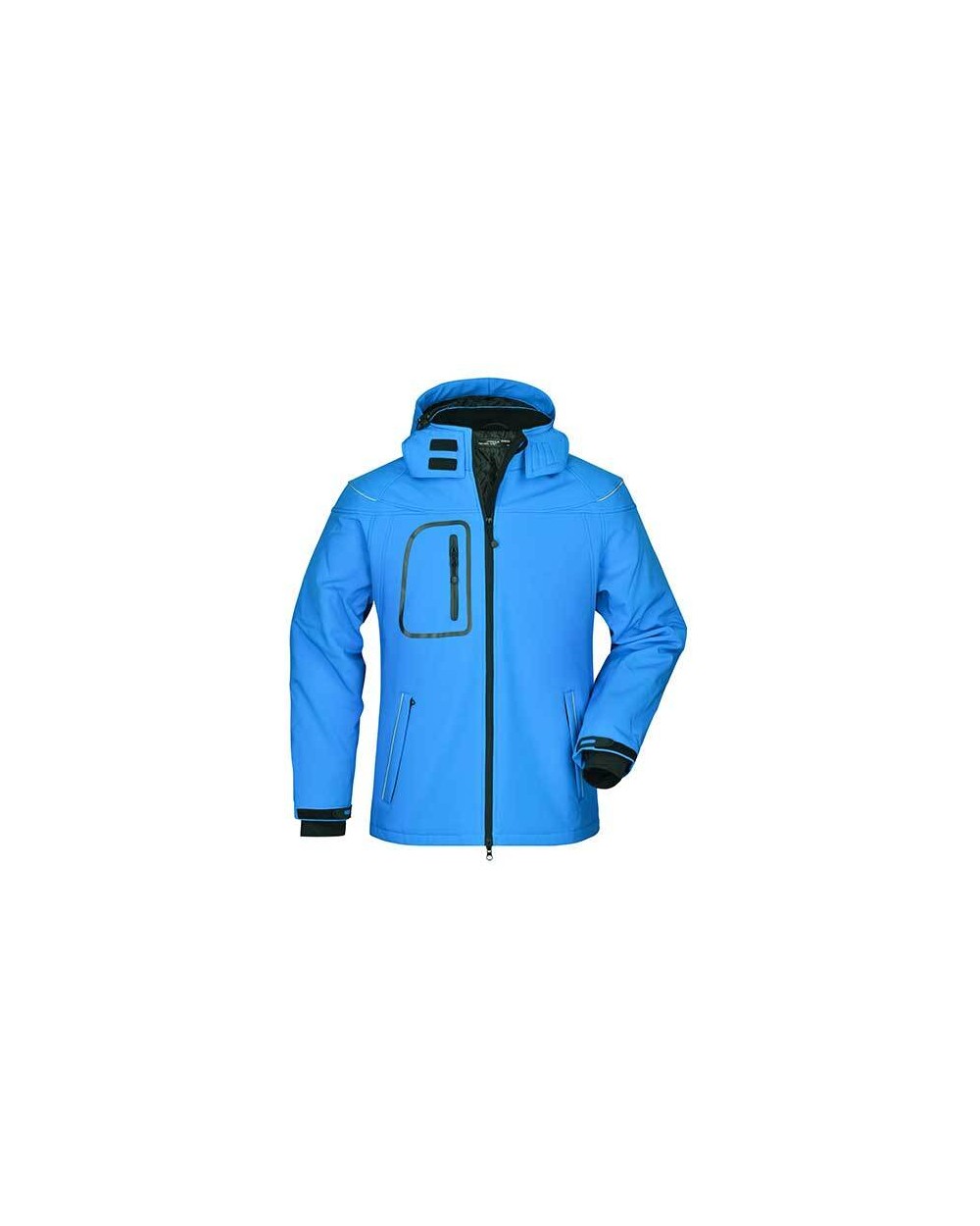 Softshells JAMES & NICHOLSON Men`s Winter Softshell Jacket voor bedrukking &amp; borduring