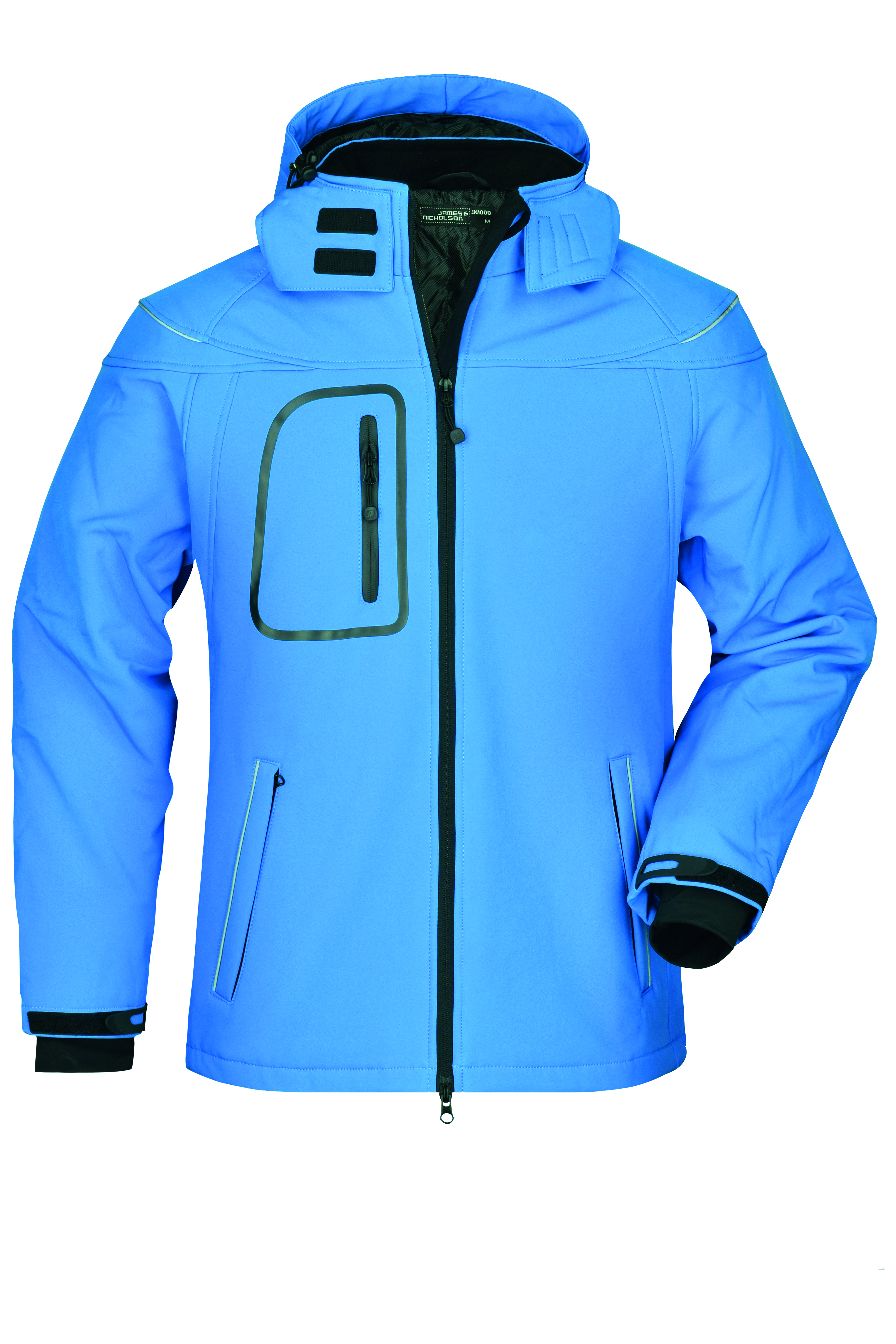 Softshells JAMES & NICHOLSON Men`s Winter Softshell Jacket voor bedrukking &amp; borduring