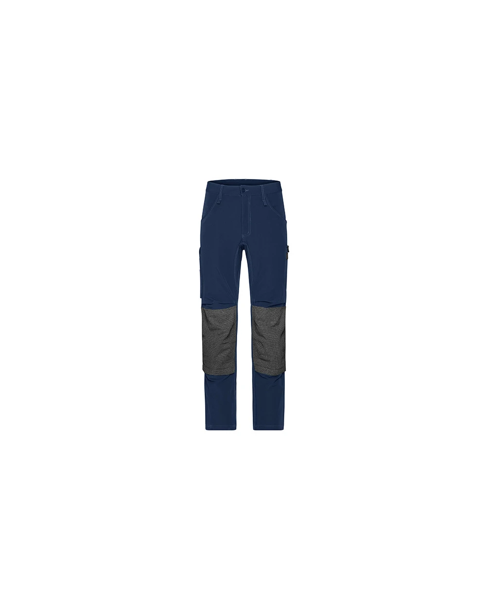 JAMES & NICHOLSON Workwear Pants 4-Way Stretch Slim Line Hosen personalisierbar