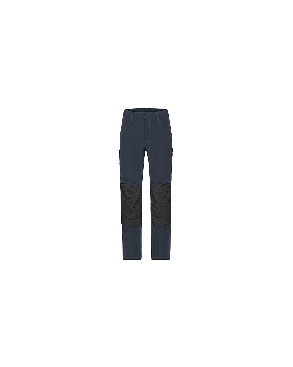 JAMES & NICHOLSON Workwear Pants 4-Way Stretch Slim Line Hosen personalisierbar