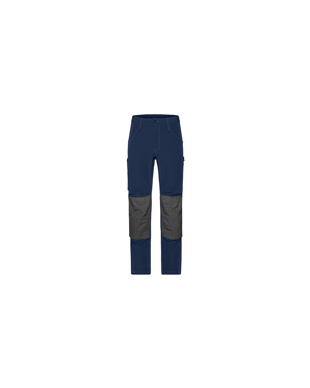 JAMES & NICHOLSON Workwear Pants 4-Way Stretch Slim Line Hosen personalisierbar