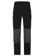 Pantalons personnalisable JAMES & NICHOLSON Workwear Pants 4-Way Stretch Slim Line