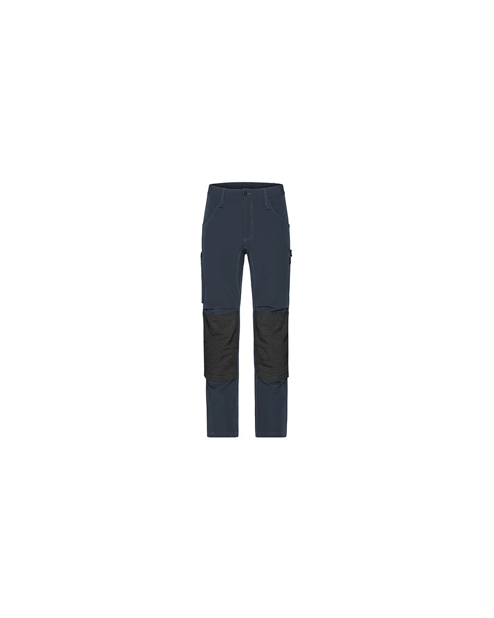 JAMES & NICHOLSON Workwear Pants 4-Way Stretch Slim Line Hosen personalisierbar