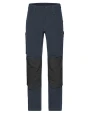JAMES & NICHOLSON Workwear Pants 4-Way Stretch Slim Line Hosen personalisierbar