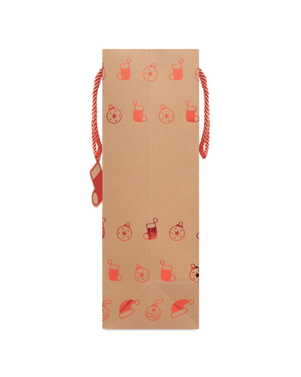 Tassen & Zakken 4DO Kraftpapieren geschenkzak voor bedrukking &amp; borduring