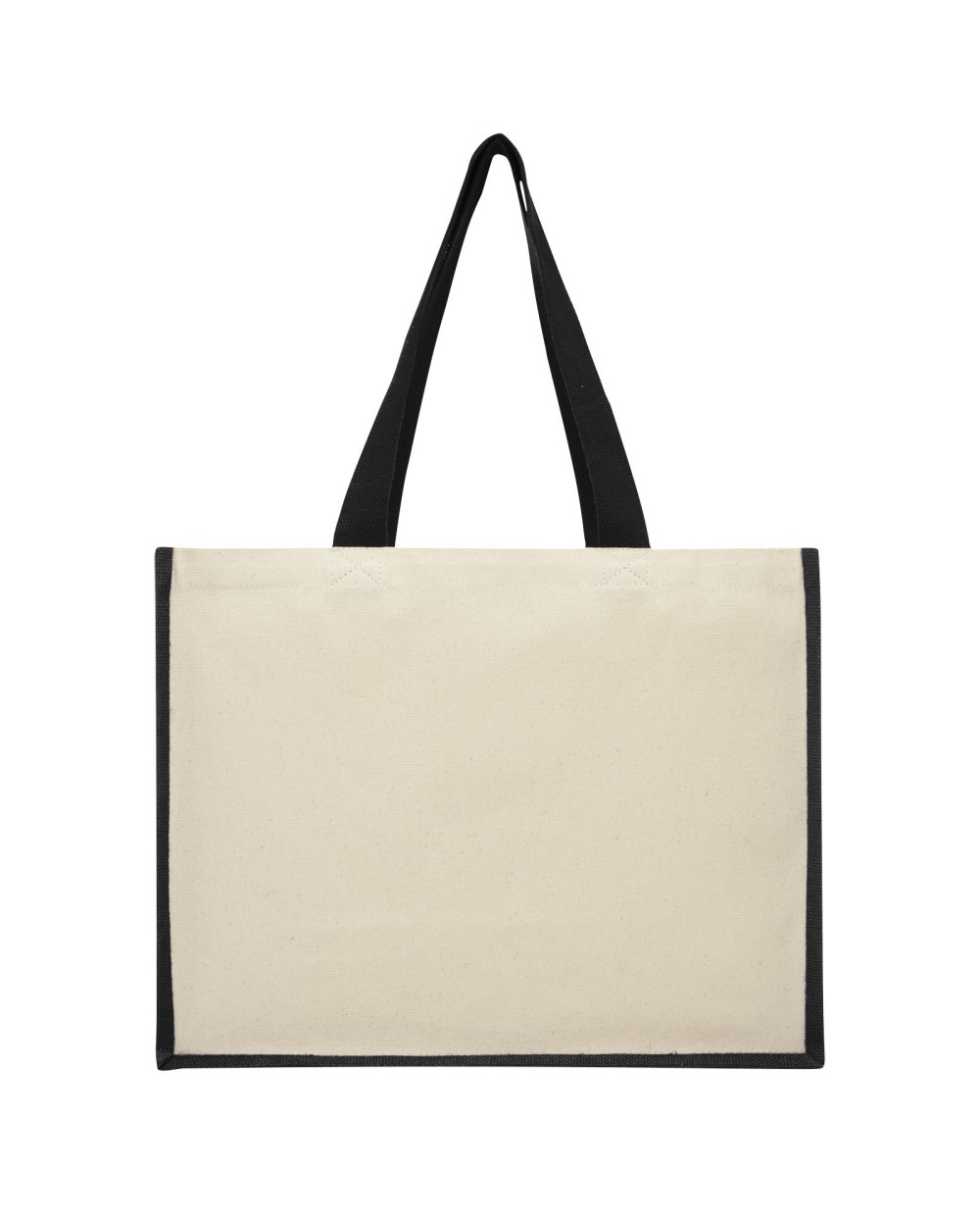 4DO Varai 320 g/m Canvas und Jute Einkaufstasche 23L Tote Bags personalisierbar