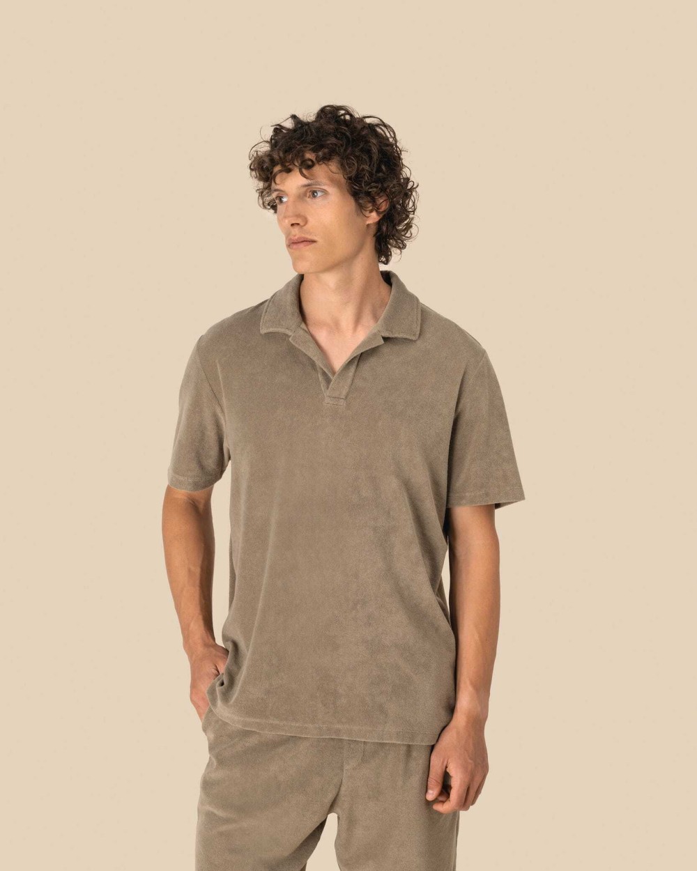 SPASSO Umweltfreundliches Herren-Polohemd aus Frottee Poloshirts personalisierbar