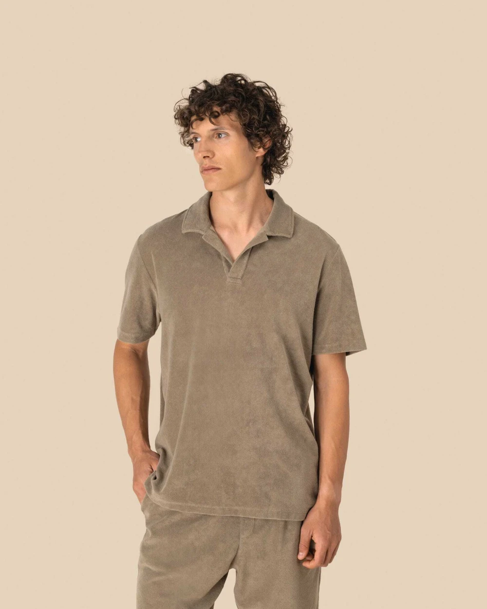 SPASSO Umweltfreundliches Herren-Polohemd aus Frottee Poloshirts personalisierbar