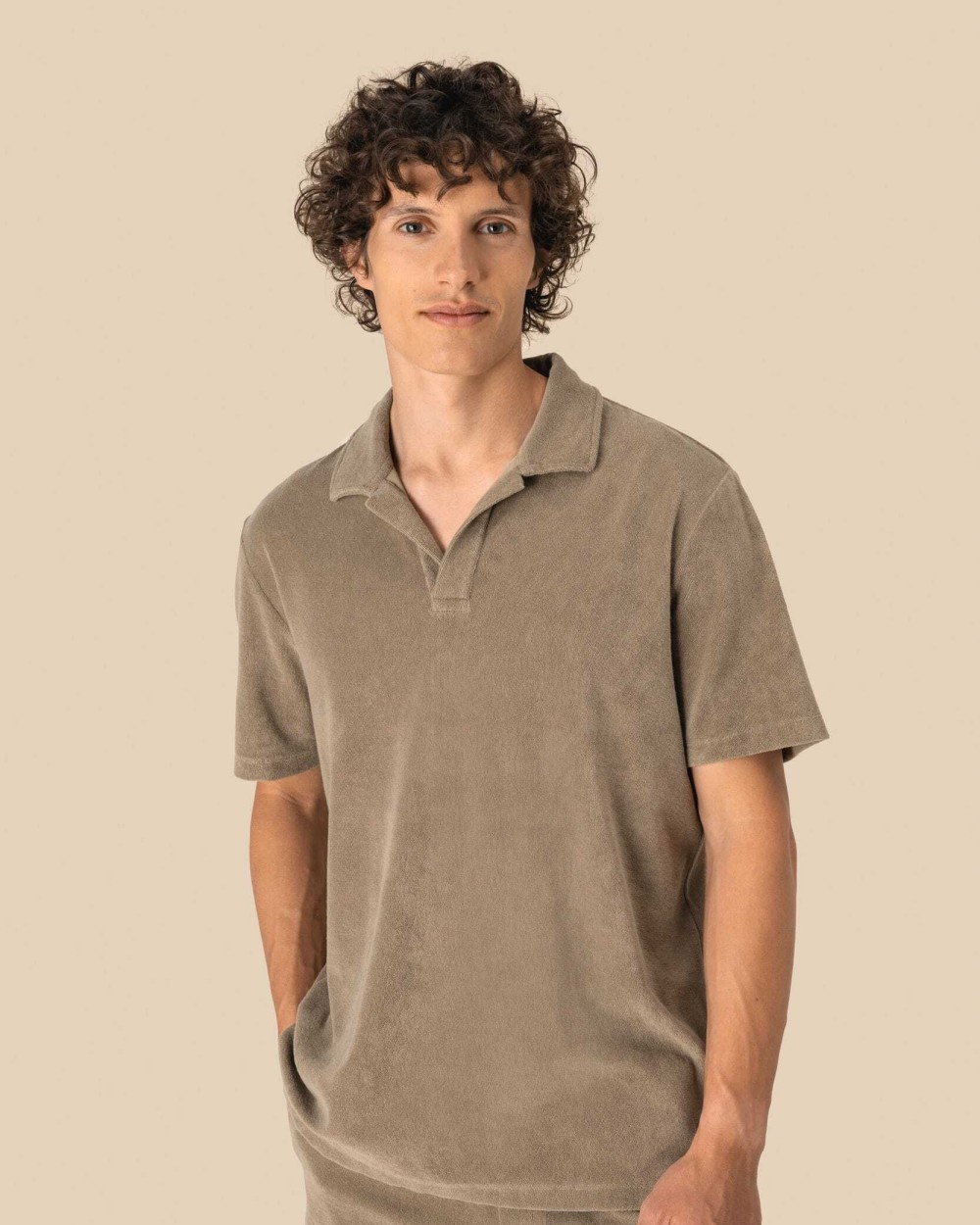 SPASSO Umweltfreundliches Herren-Polohemd aus Frottee Poloshirts personalisierbar