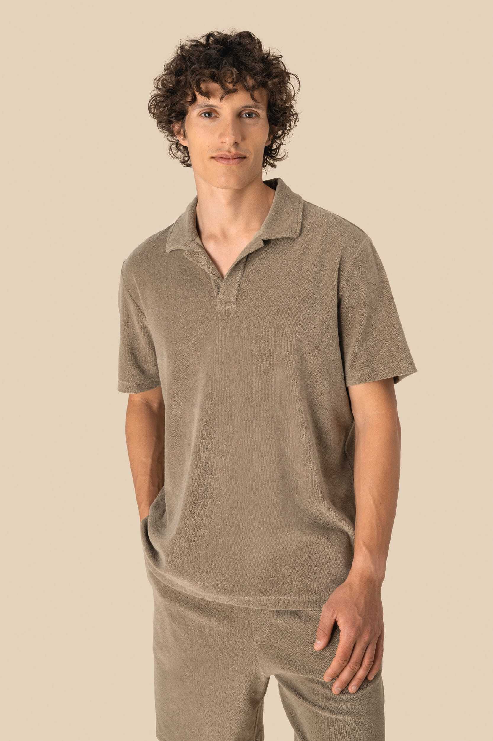 Polos personnalisable SPASSO Polo écoresponsable en éponge homme
