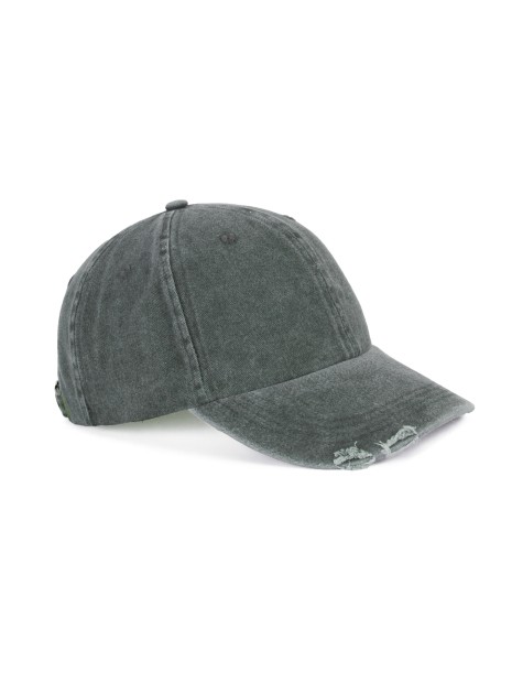 K-UP Casquette vintage effet déchiré - 6 panneaux /api/colors/341150eb-5205-47f3-9146-78bc2f2c3fab personnalisable