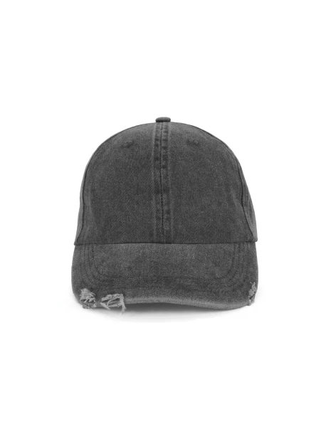 K-UP Casquette vintage effet déchiré - 6 panneaux /api/colors/1339df5f-54dd-4270-a198-307c03257eab personnalisable