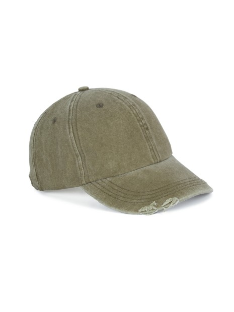 K-UP Casquette vintage effet déchiré - 6 panneaux /api/colors/4b092610-4676-40e4-83e7-4bd84a03443a personnalisable