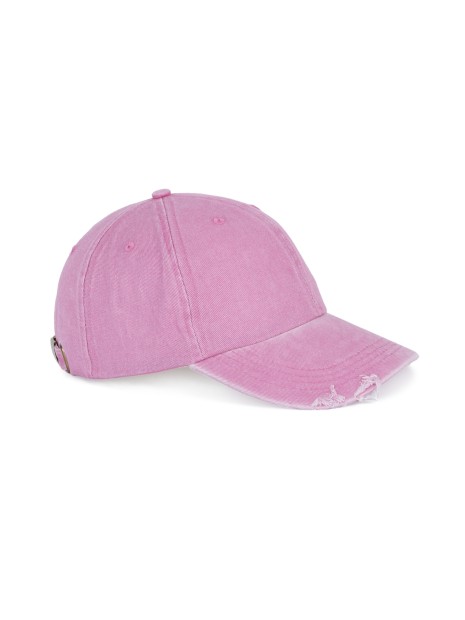K-UP Casquette vintage effet déchiré - 6 panneaux /api/colors/720619f8-48bc-401f-8316-4bbbc6a85ecf personnalisable